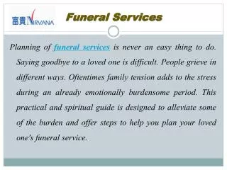 Immaculate Bereavement Care Provider in Asia