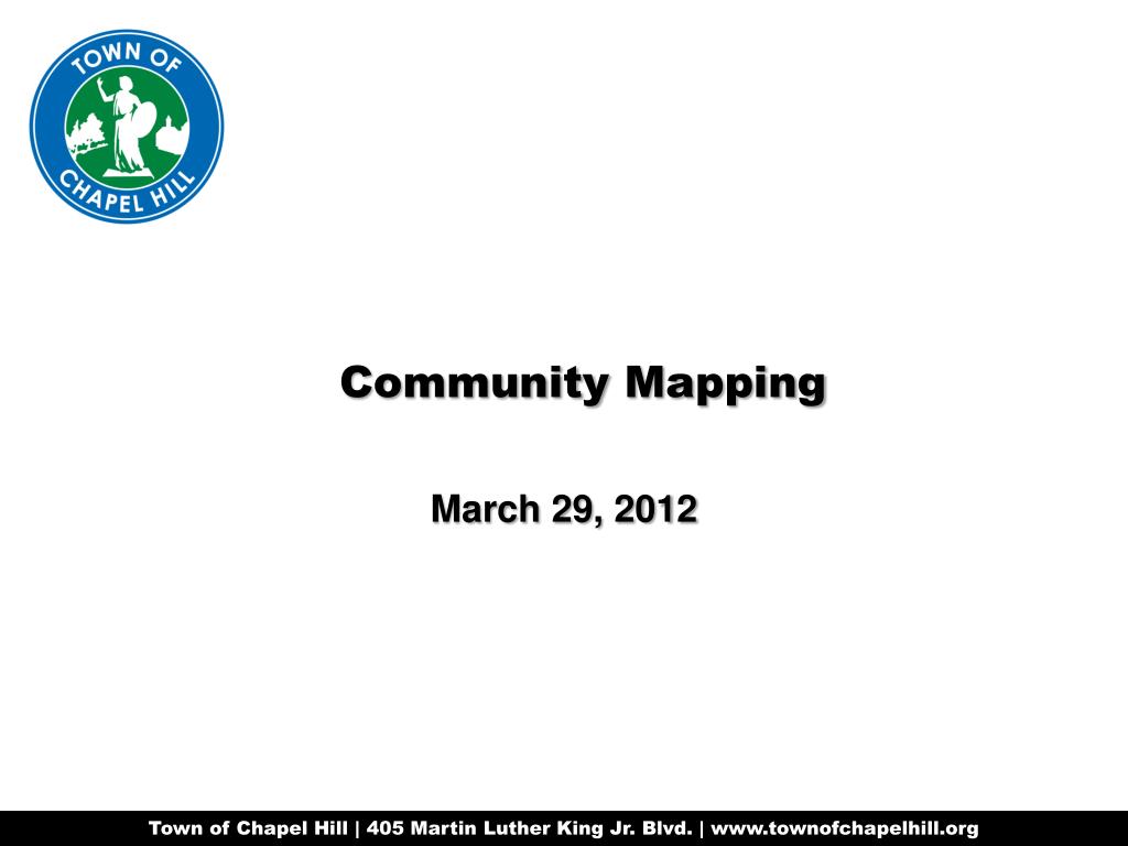 PPT - Community Mapping PowerPoint Presentation, free download - ID:1763498