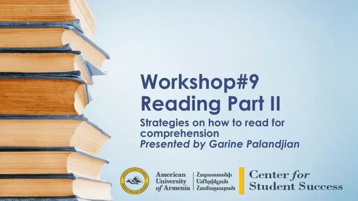 workshop 9 reading part ii