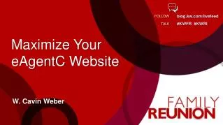 Maximize Your eAgentC Website