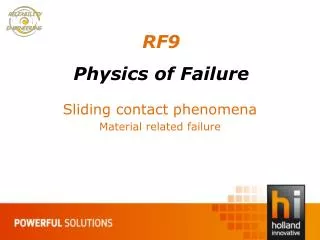 R F9 Physics of Failure
