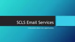 SCLS Email Services