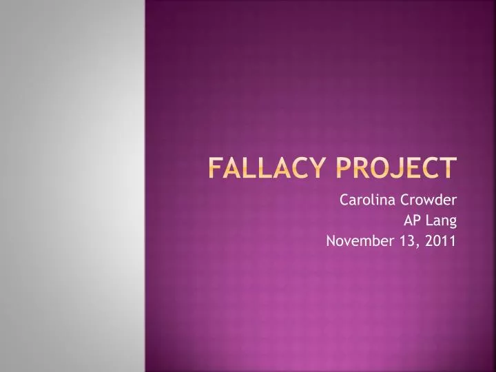 fallacy project