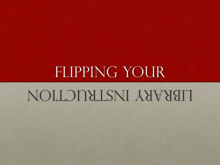 flipping your
