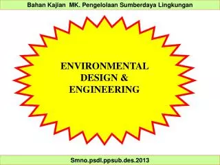 ENVIRONMENTAL DESIGN &amp; ENGINEERING