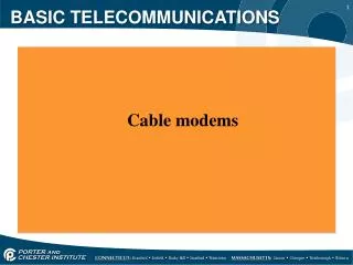 BASIC TELECOMMUNICATIONS