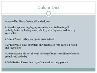 Dukan Diet