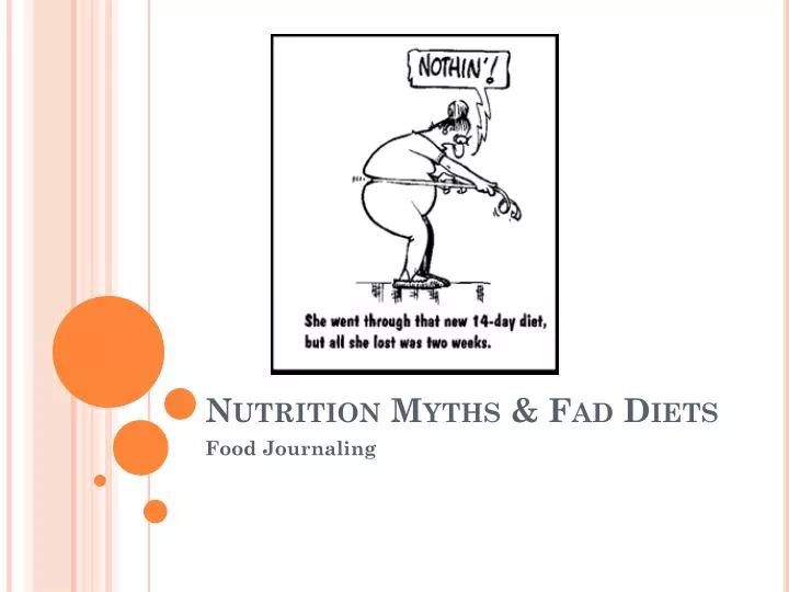 nutrition myths fad diets
