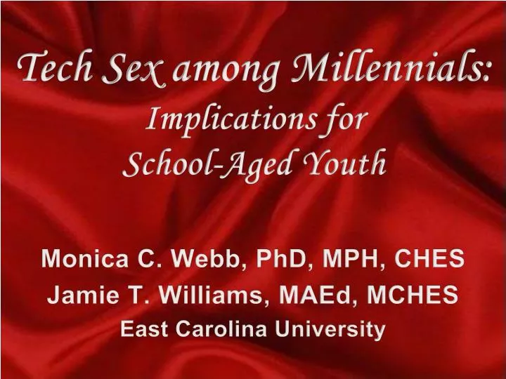 tech sex a mong millennials implications for school aged youth