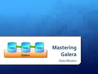 Mastering Galera