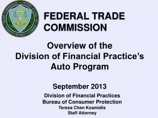 FEDERAL TRADE COMMISSION