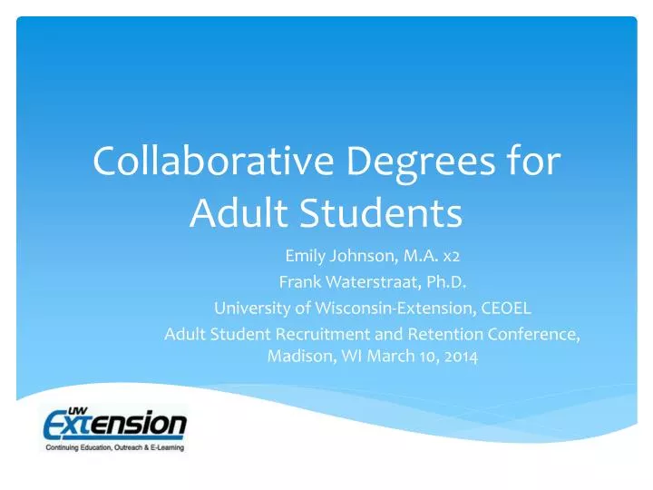 collaborative degrees for adult students