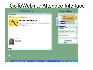 GoToWebinar Attendee Interface