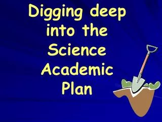Digging deep into the Science Academic Plan Lee County Schools Elementary Teachers