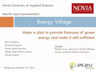 Energy Village