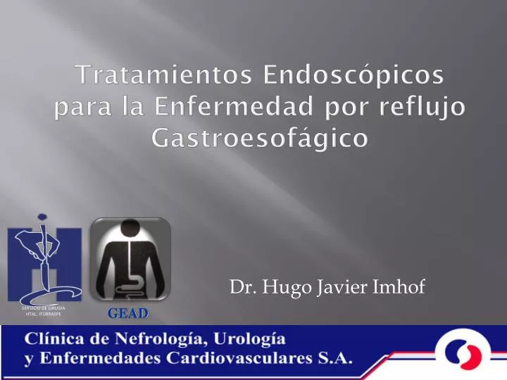 tratamientos endosc picos para la enfermedad por reflujo gastroesof gico