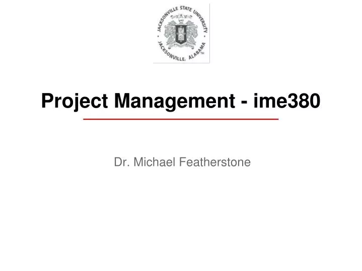 project management ime380