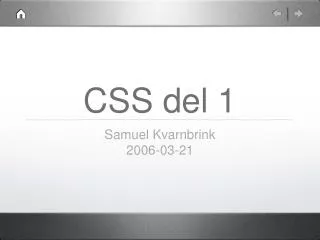 CSS del 1