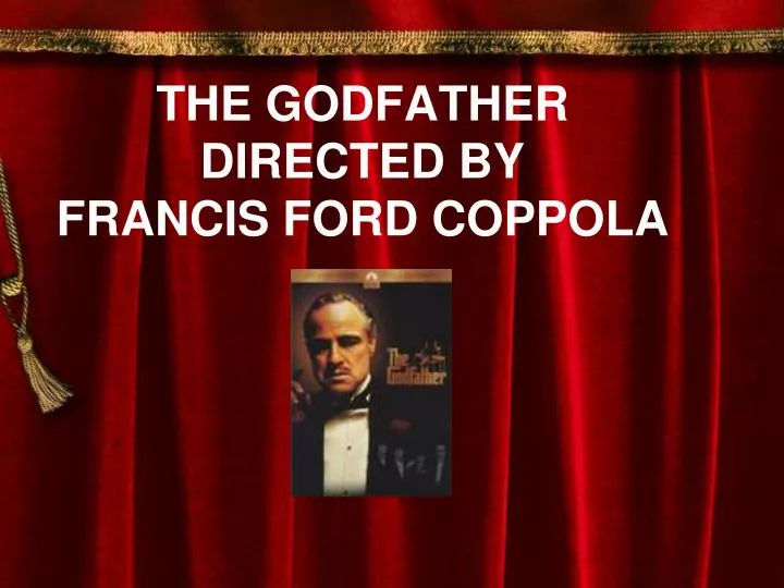 the godfather directed by francis ford coppola