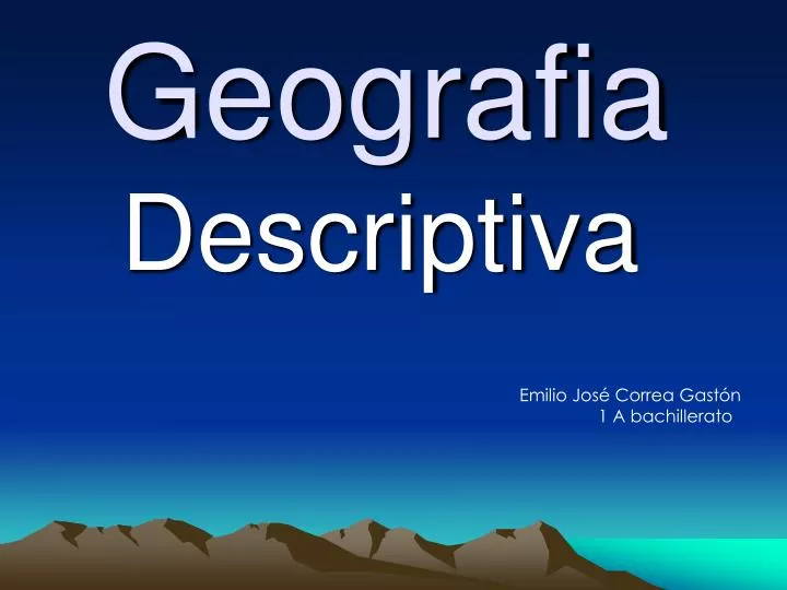 geografia