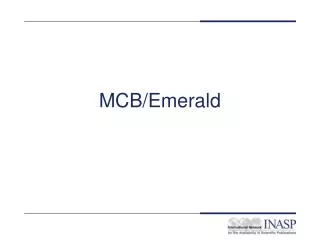 mcb emerald