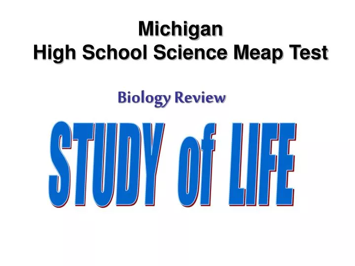 michigan high school science meap test