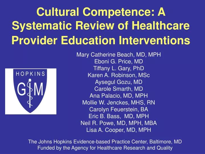 cultural competence a systematic review of healthcare provider education interventions