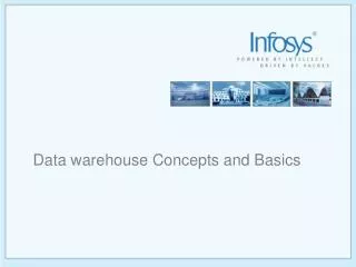 Data warehouse Concepts and Basics