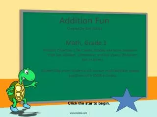 Addition Fun Created by Terri Kallal