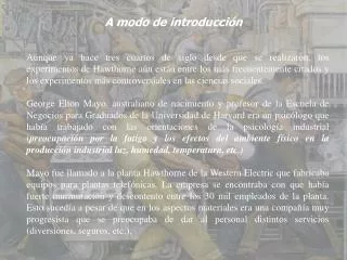 a modo de introducci n