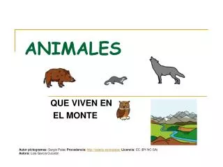 animales