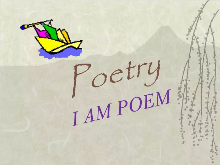 poetry i am poem