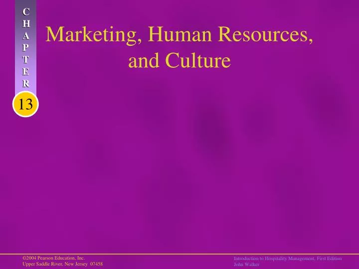 marketing human resources and culture