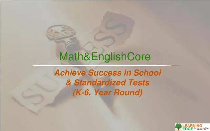math englishcore