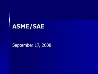 ASME/SAE