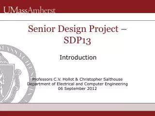 Senior Design Project – SDP13