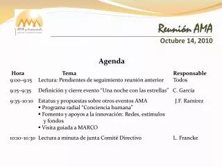 reuni n ama octubre 14 2010