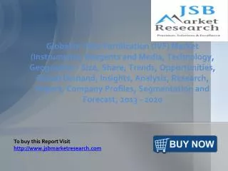 JSB Market Research: Global In Vitro Fertilization Market