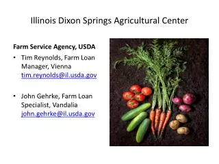 Illinois Dixon Springs Agricultural Center