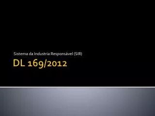 sistema da industria respons vel sir