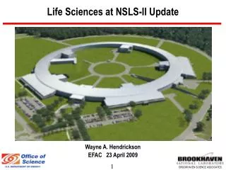 Life Sciences at NSLS-II Update