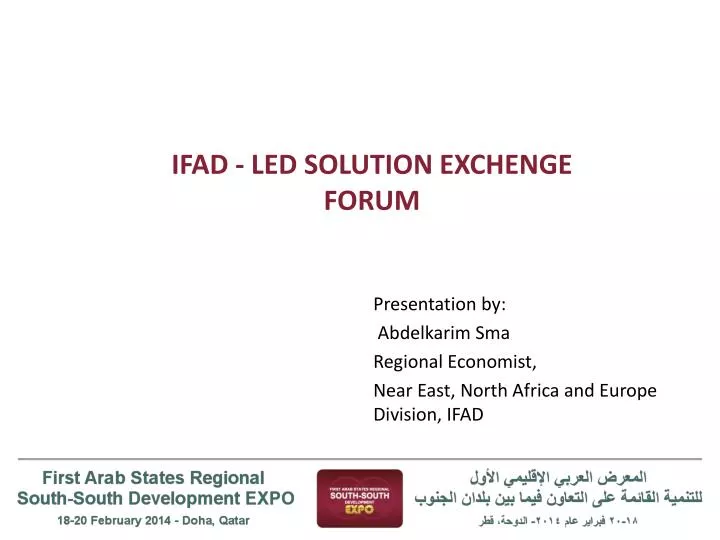 ifad led solution exchenge forum