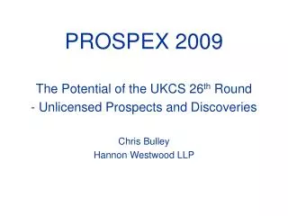 PROSPEX 2009