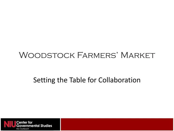woodstock farmers market
