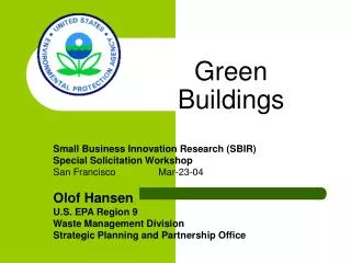 Green Buildings