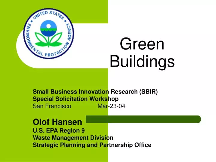 green buildings