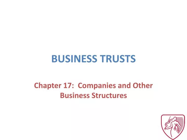 business trusts