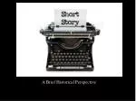A Brief Historical Perspective - slide 1