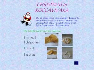 CHRISTMAS in ROCCAVIVARA