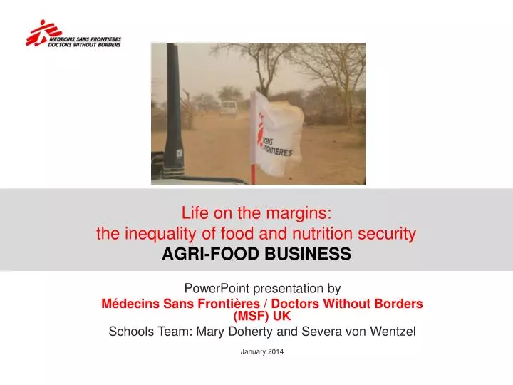 life on the margins the inequality of food and nutrition security agri food business